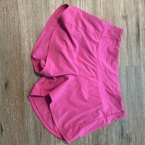 sonic pink lululemon  shorts